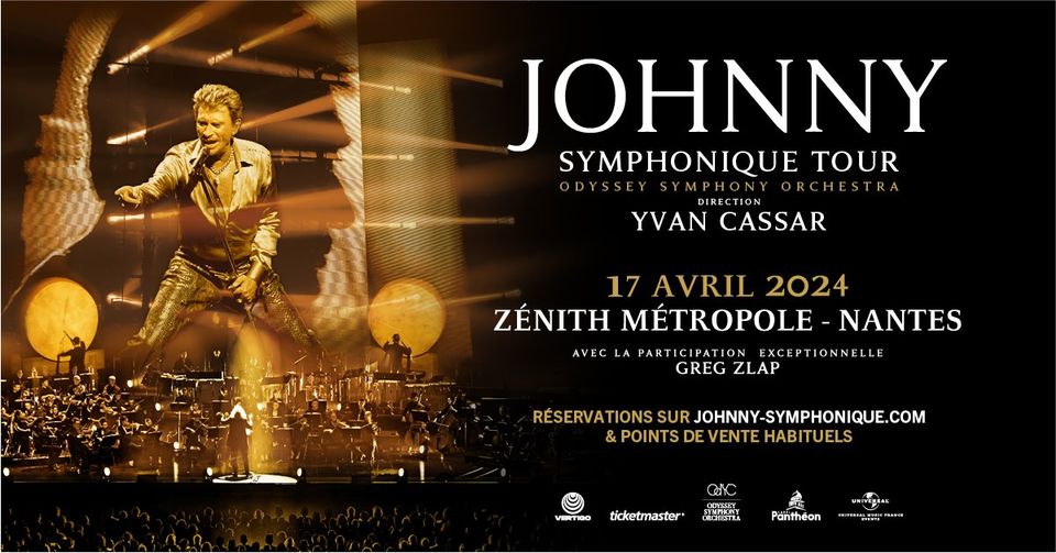 JOHNNY SYMPHONIQUE TOUR NANTES Sorties à Nantes JOHNNY SYMPHONIQUE TOUR NANTES Sorties à Nantes